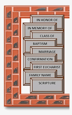 Paving The Way, Engraved Bricks - Wood