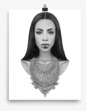 Aaliyah Reimagined Print - Bust