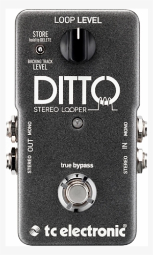 Ditto Stereo Looper Guitar Effects Pedal - Tc Electronic Ditto Stereo Looper Guitar Effect Pedal
