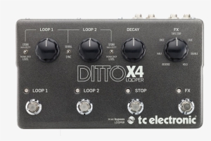 Tc Electronic Ditto X4 Looper - Tc Electronic Ditto X4 Looper Pedal