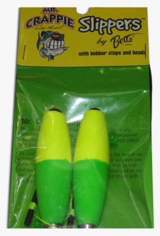 Mr Crappe Slippers With Bobber Stops And Beads - Mr. Crappie By Betts ...