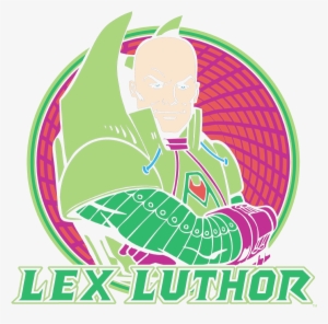 Dc Comics Lex Luthor Men's Ringer T-shirt - Cartoon