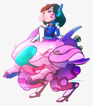 Overwatch Hype D - Overwatch D Va Transparent Background