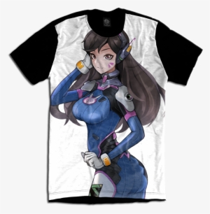 Overwatch Dva Jogo Game Geek Camiseta Personalizada