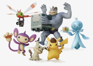 Pokémon Frillish, Machamp, Aipom And Yanma Appear - Pokemon Let's Go Pikachu