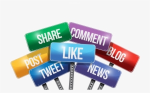 Social Media Transparent Background