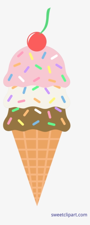 Clipart Black And White Download Neopolitan Sprinkles - Printable Ice Cream Sign