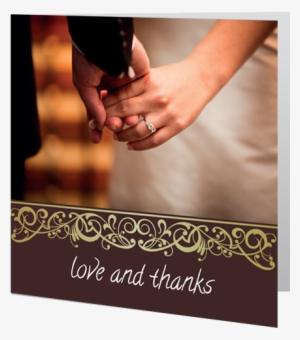 Gold Swirls Thank You Card 140 X 140 Folded 3d - Gioielli Del Barocco | Juwelen Des Barock Cd