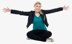 Free Png Women Pointing Both Sides Png Images Transparent - Stock Photography