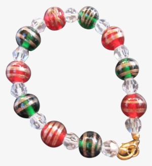 Gorgeous Murano Hand Blown Red & Green Glass With Gold - Icones Catolicos Em Vetor