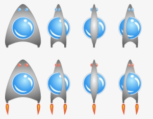 Rocket Ship Sprite Sheet