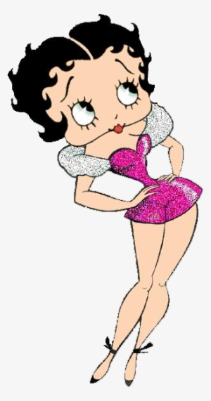 Betty Boop Wearing Pink Dress - Betty Boop