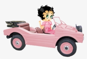 Betty Boop And Porsche Photograph - Pink Betty Boop Transparent Png