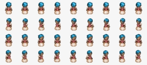 Clip Art Black And White Download Girl Sprite Sheet - Girl Sprite Sheet