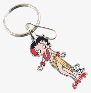 Betty Boop Aloha Enamel Key Chain - Plasticolor 4174 Betty Boop Aloha Enamel Key Chain