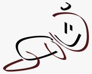 Baby Crawling To Right Clip Art - Clip Art