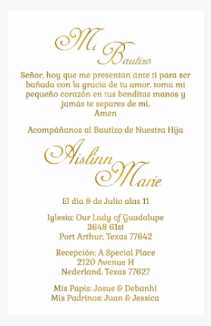 Invitation Gallery - Calligraphy