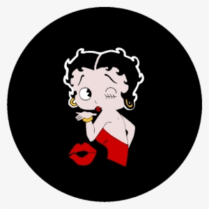 Betty Boop Throwing A Kiss By Marlene Foster - Betty Boop