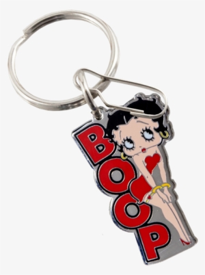 Betty Boop Posing Enamel Key Chain