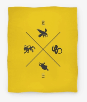 Hogwarts Crest Blanket Blanket - Camel