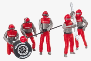 Set Of Figures, Mechanics, Carrera Crew - 1:32 Mechaniker Carrera Crew