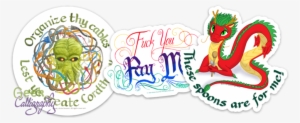 Geekcalligraphystickers - Cartoon