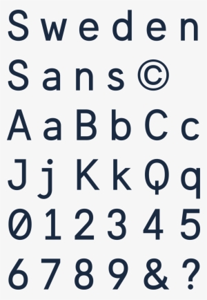 The Font Is Straightforward, But With A Few Simple - Sweden Sans