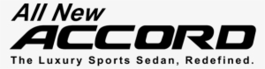 All New Accord Logo