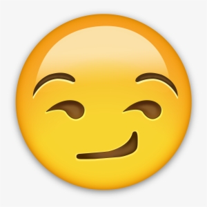 Cara-enamorada El Significado De Los Emojis De Whatsapp - Smirk Emoji No Background