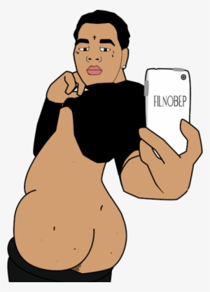 Kevin Gates Booty Selfie Cartoon - Kevin Gates Booty Selfie