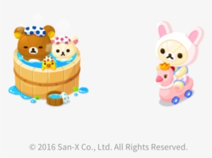 合作限定裝飾「rilakkuma 浴盆」以及「korilakkuma 玩具車」 - 熊 大 農場 小 夥伴