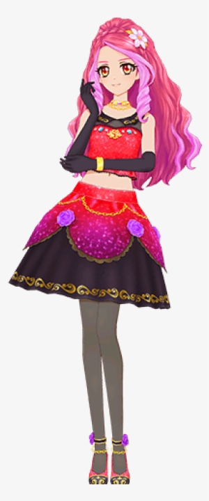 Ruby Pitch Black Coord - Aikatsu Stars Hinh Elza