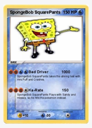 Games - Spongebob Squarepants Pokemon Cards