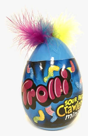 Trolli Sour Brite Crawlers Minis Filled Crazy Hair - Trolli Egg