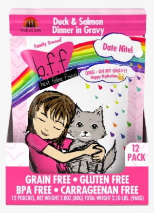 Weruva Bff Oh My Gravy Date Nite Grain Free Duck And - Bff Omg Cat Food