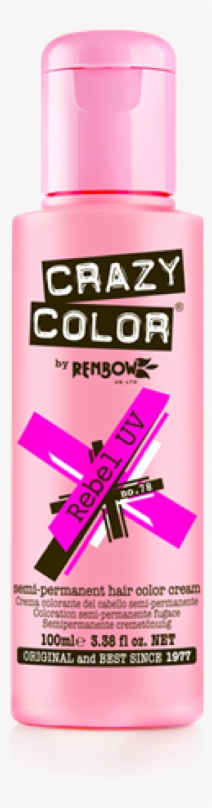 Semi Permanent Color - Crazy Colour Uv Hair Dye - 350x525 PNG Download ...