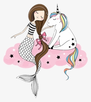 Unicorn Mermaid Bff Besties Bestfriend Bestfriends - Mermaid And Unicorn Backpack