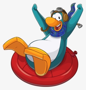 Sled Racer High Score Penguin - Club Penguin Penguin Sledding