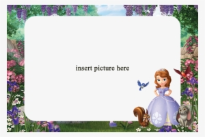 Sofia The First02 Png Frame - My Activity & Reward Charts In A Book With Coloring