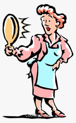 Woman Looking In Mirror Royalty Free Vector Clip Art - Clip Art