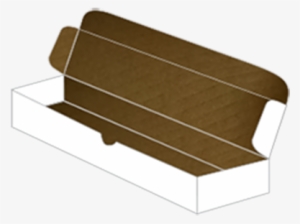 White Scroll Mailer Box 10 1/2 X 3 3/4 X 2 - Plywood