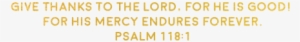 Thanksgiving Scripture - Parallel