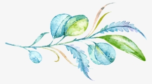 Spring Green Watercolor Branches Transparent - Garten-blumewreathwatercolor-hochzeits-karte Karte