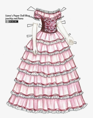 Click For Larger Version - Paper Doll Ball Gown