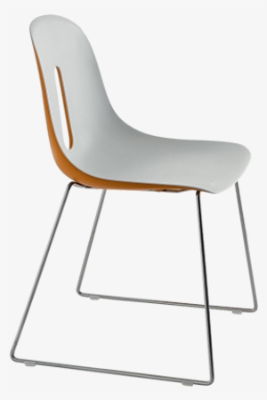Web Gotham Sled Side Chair Png - Gotham Sl - Chaise Chairs&more, En Métal Et