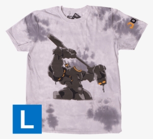 Overwatch Reinhardt Spray Decal Men's T Shirt - Overwatch Reinhardt Hammer Down Spray Tee Shirt