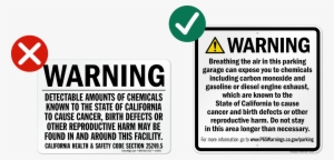 Mysafetysign, A Smartsign Company, Sells Proposition - New Prop 65 Signs