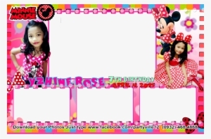 Sample Minnie Mouse Photo Booth Design Hello There - Disney Minnie Mouse Life-sized Cutout.