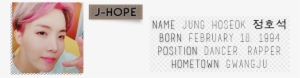 J-hope Facts - Number
