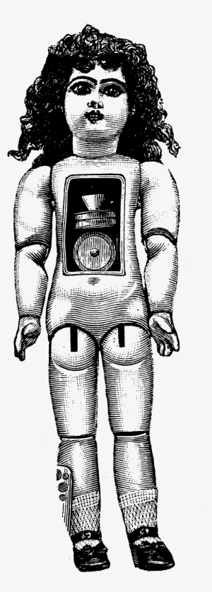 Mechanical Doll Free Vintage Clip Art - El Pentagono Del Poder:mito De La Máquina - Mumford,